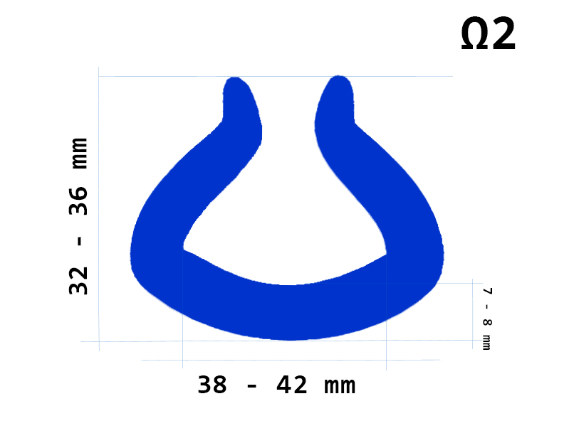 Ochranný profil MIRELON Omega 3 roh 100*100 mm