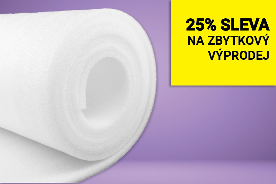 PE MIRELON pás, základní provedení - bílá, tloušťka 10  mm