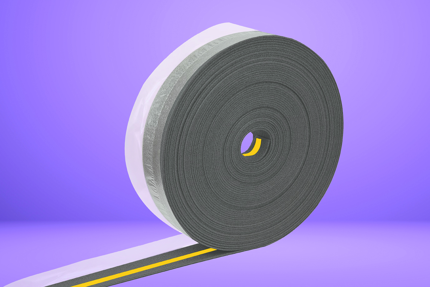 Dilatační pás MIRELON 10 mm/š. 8 cm s PE fólií a se samolepem, B