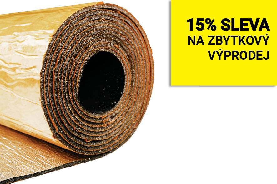 Pás MIRELON 5 mm/š. 10 cm + AL + samolep, ŠEDÝ